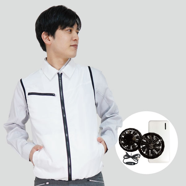 空調服　ベスト　薄型　XL 黒迷彩　大容量バッテリー付き　ブラシレス Vivisan 空調作業服 ベスト ブラック 迷彩 XLサイズ - メルカリ