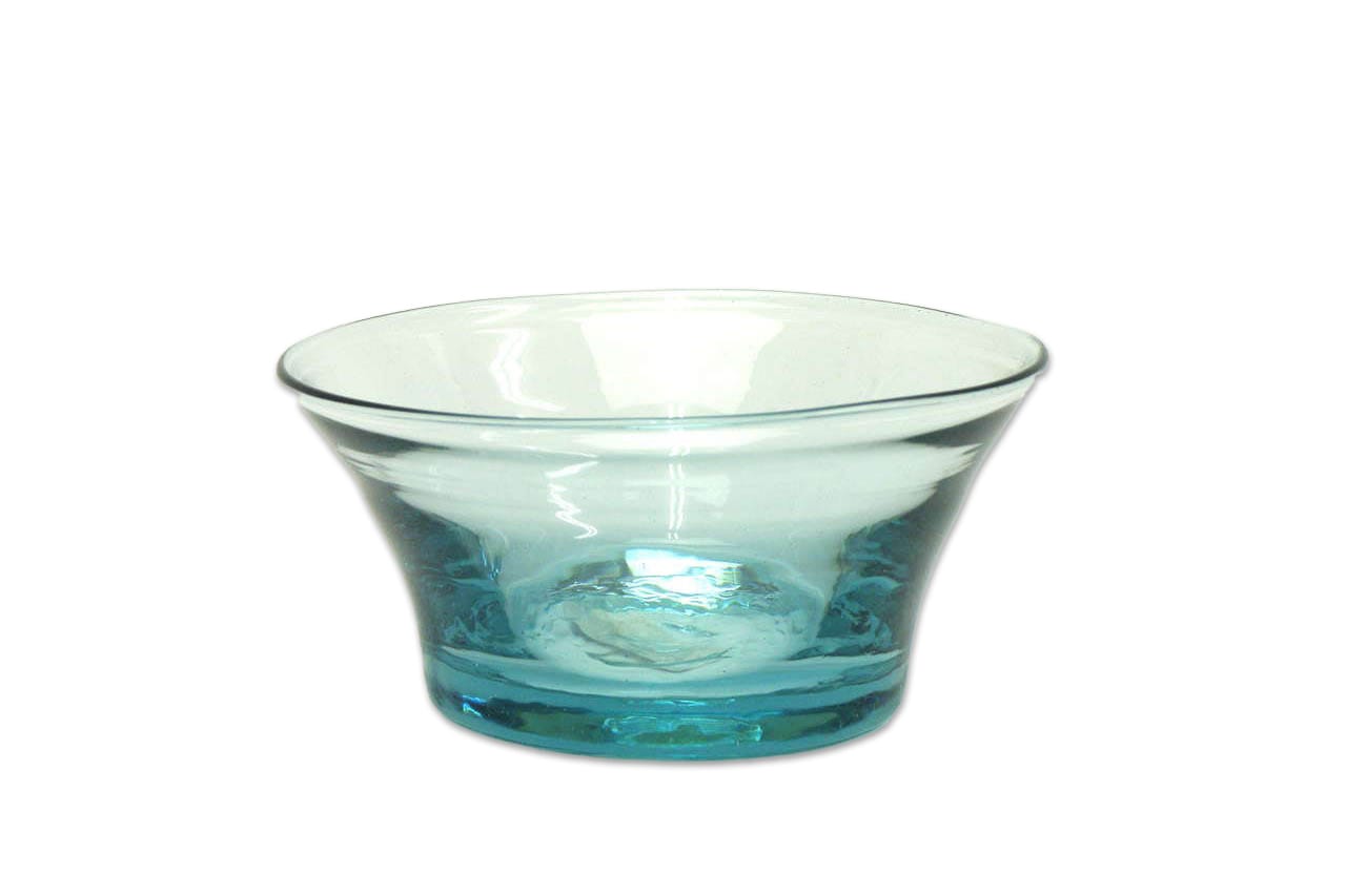 片岡操作 ガラス 鉢 ボウル 茶碗 硝子 C954 中村一也作/平ボウル（小