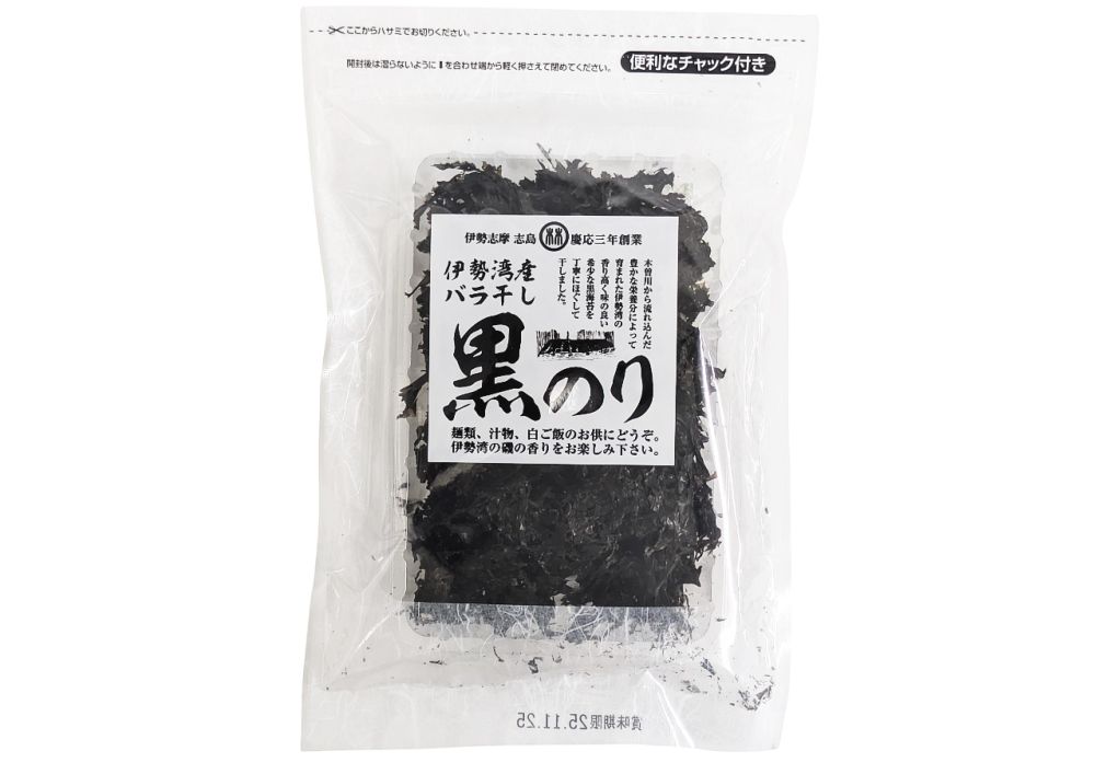 伊勢湾産 バラ干し 黒のり | 伊勢路名産 味の館 | おかげ横丁公式