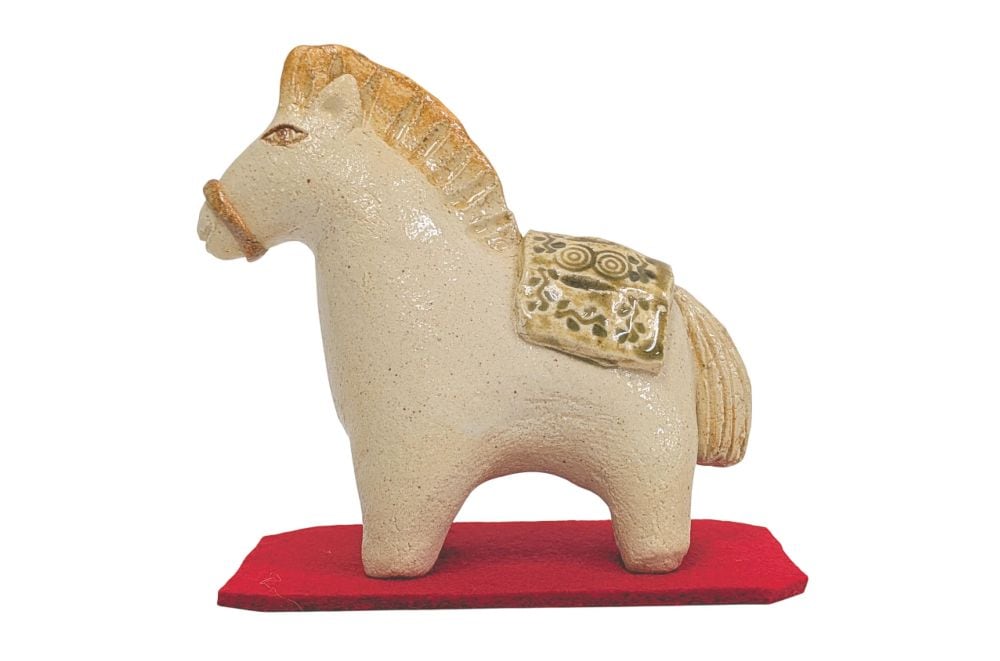 河井美晴さんの陶器の門松 お正月｜河井美晴（かわいみはる）の作家作品