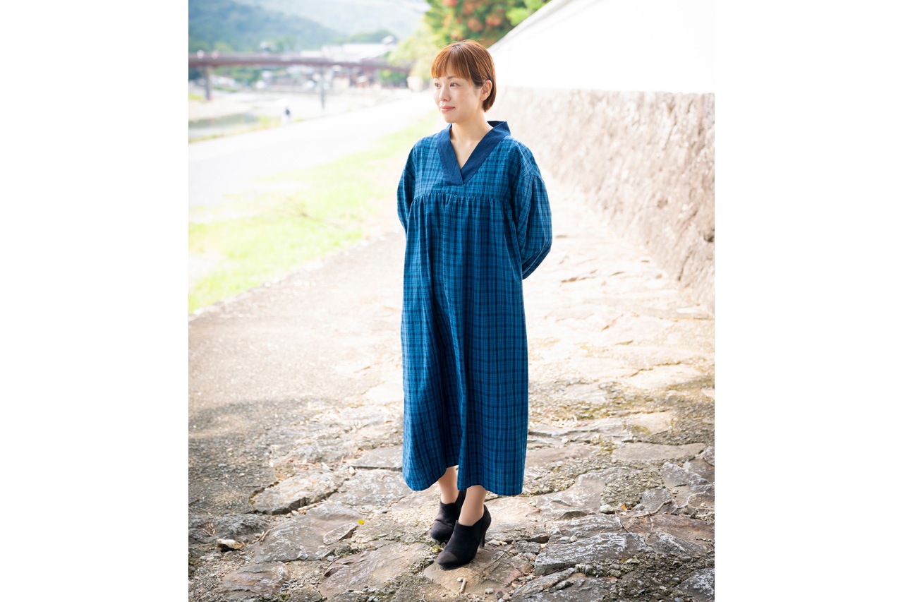 momennoie 衿合わせギャザーワンピース(LL) | すべての商品 | おかげ