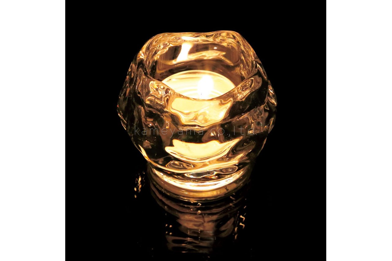 カメヤマキャンドル キャンドルホルダー 52個&LED ライト51個