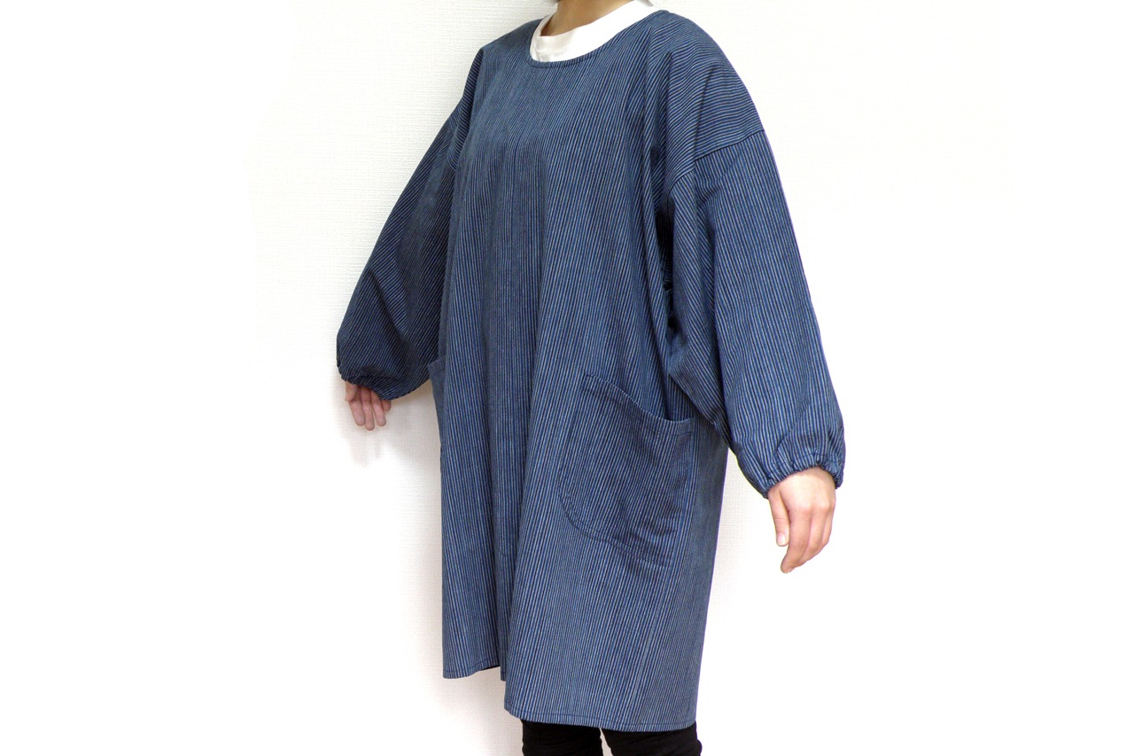 松阪木綿 割ぽう着（後ろ紐） | すべての商品 | おかげ横丁公式