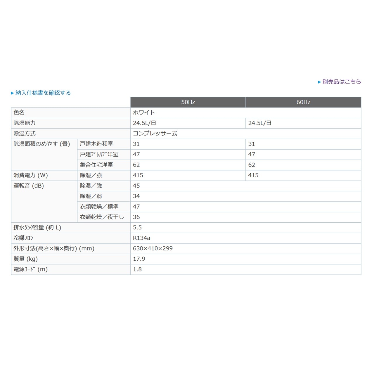 三菱 除湿器 MJ-PV250WX-W 驚きの除湿能力で広いお部屋もしつこい湿気も、年中一気に快適ドライ。
