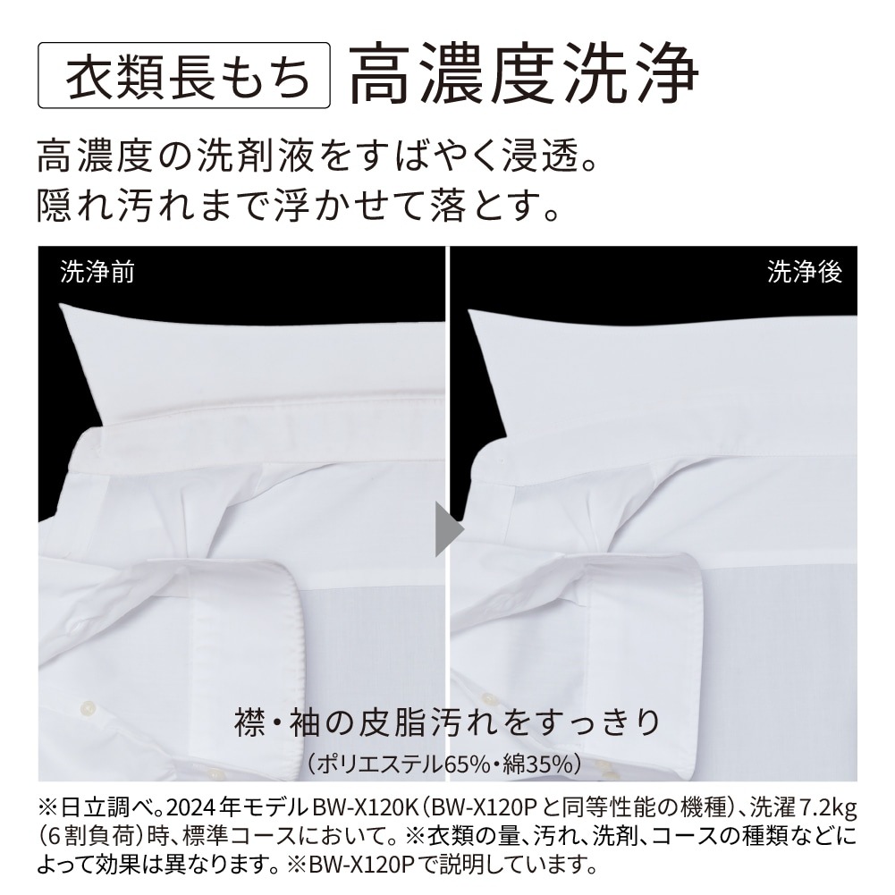 【5年延長保証付き】日立 HITACHI 全自動洗濯機 ビートウォッシュ 7kg BWV70PW BW-V70P W 衣類長もち高濃度洗浄 新品 設置 リサイクル回収 発送のみが選べる!