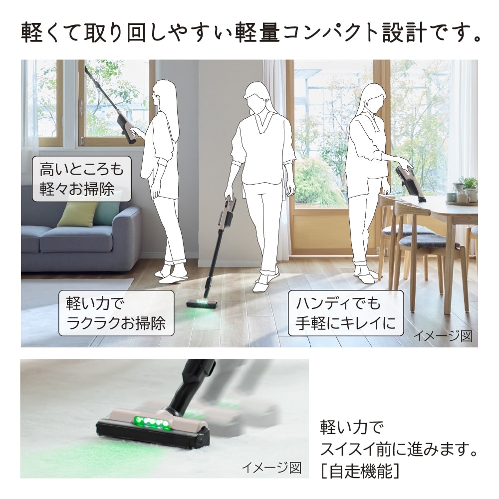 ★5年保証付き★ 日立 掃除機 スティッククリーナー コードレス式 かるパックスティック PKV-BK3P-C PKVBK3PC