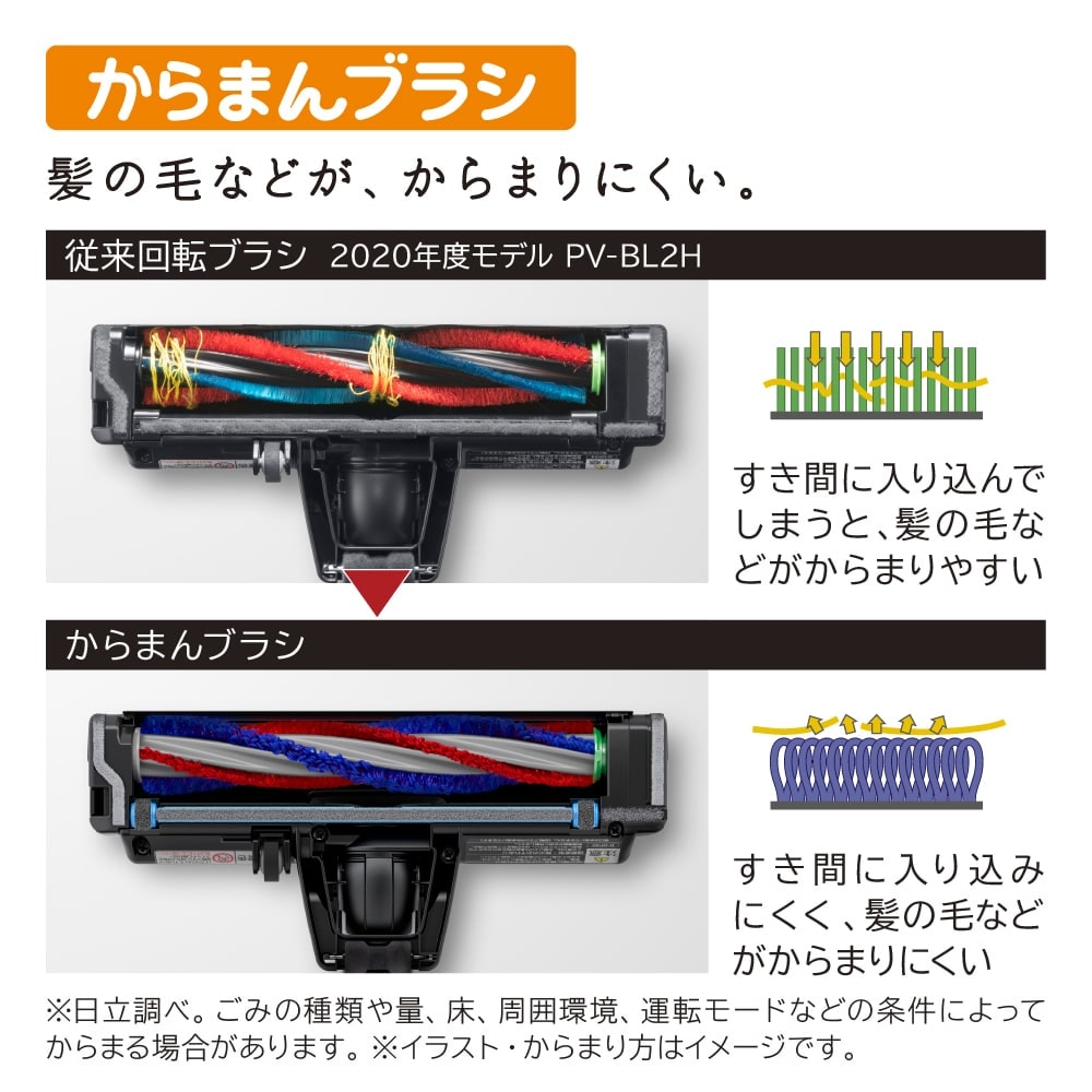 ★5年保証付き★ 日立 掃除機 スティッククリーナー コードレス式 かるパックスティック PKV-BK3P-C PKVBK3PC