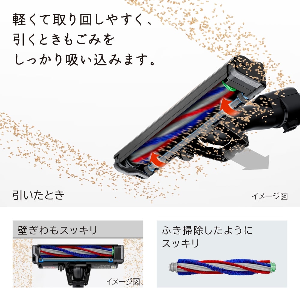 ★5年保証付き★ 日立 掃除機 スティッククリーナー コードレス式 かるパックスティック PKV-BK3P-C PKVBK3PC