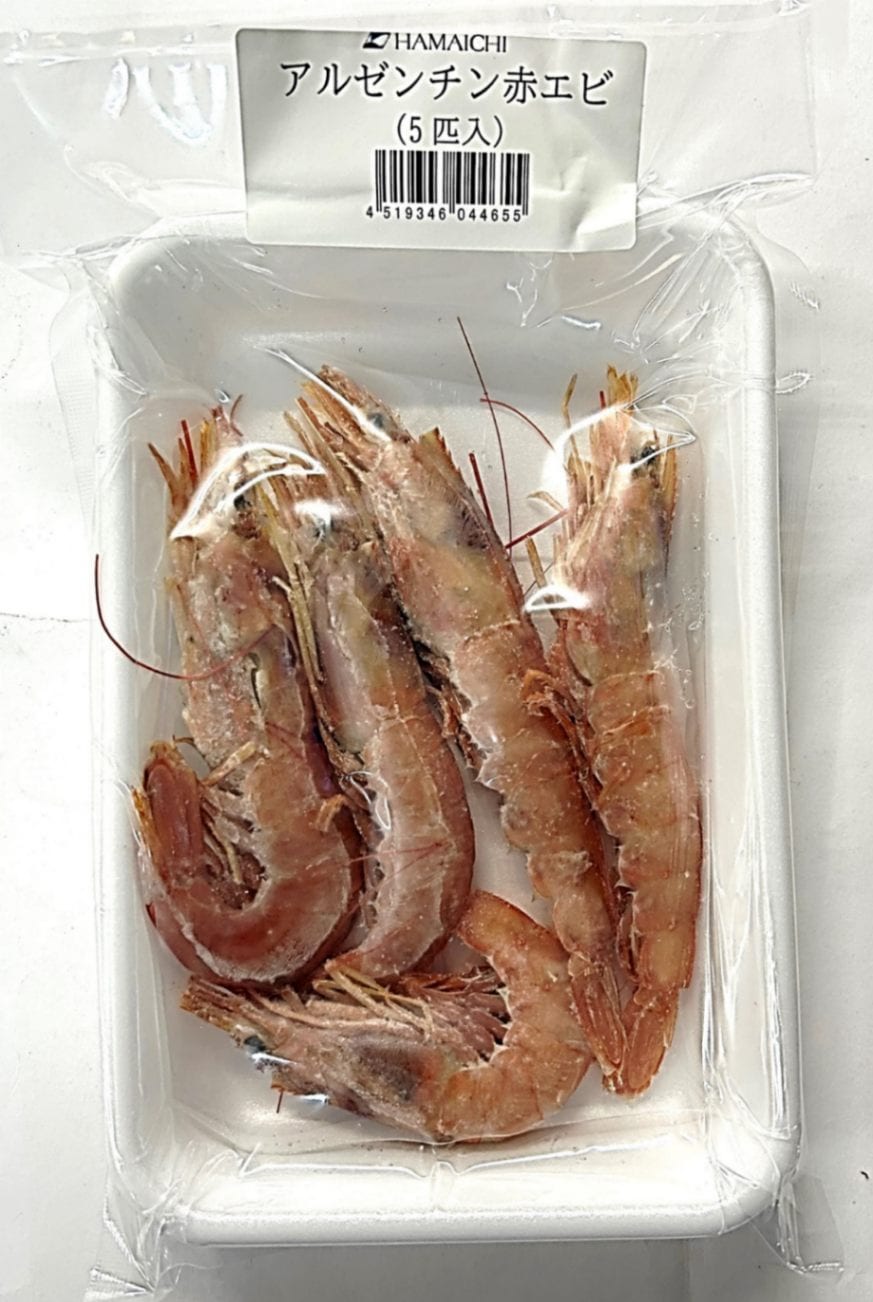 釣りえさ HAMAICHI(ハマイチ) アルゼンチン赤エビ 5尾入り 釣りエサ用
