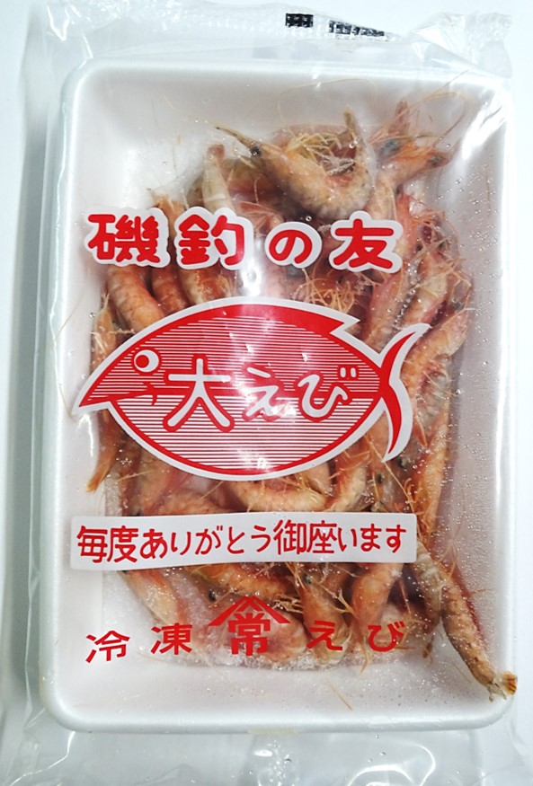 釣りエサ 冷凍エビ 山常芝エビ 大サイズ 釣りエサ 冷凍餌 サシエサパック類 釣りエサ専門店 アクアキューブ本店