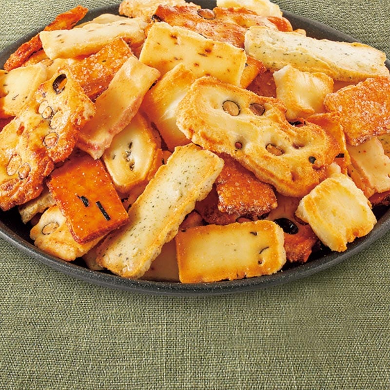 こわれ味付きおかき〔大袋〕 400g | ご家庭用 | おかきのげんぶ堂