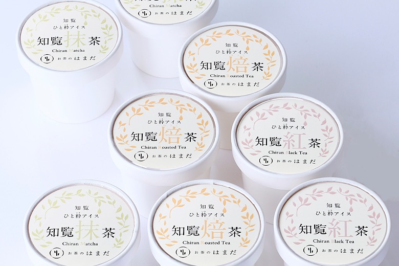 鹿児島知覧茶と和三盆の贅沢アイス3種（抹茶・焙じ茶・紅茶）8個