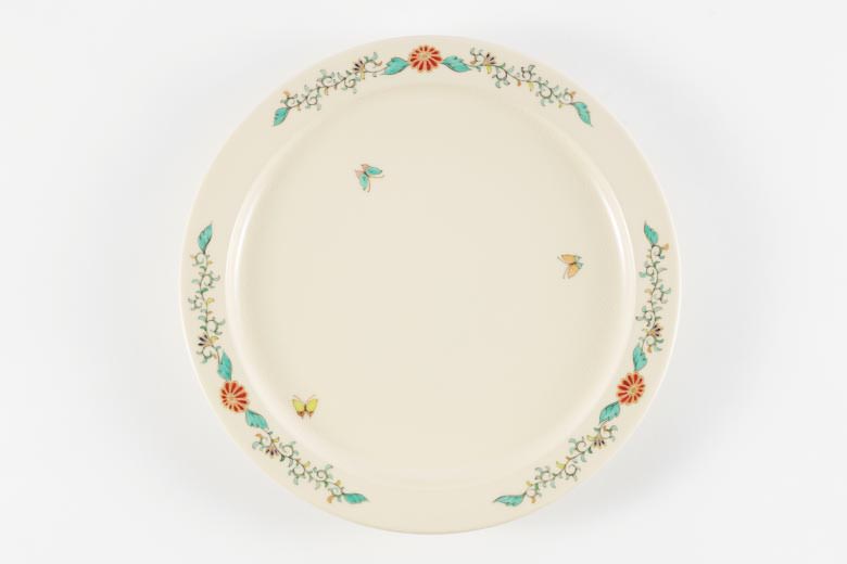 薩摩伝承館オリジナル】 白薩摩デザート皿 ※送料無料 女将のおとりよせ