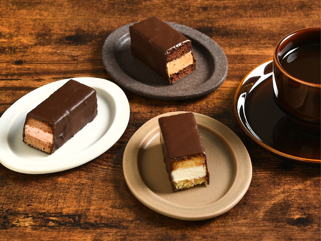 バタークリームケーキ_チョコがけアソート24個入(各種8個入)