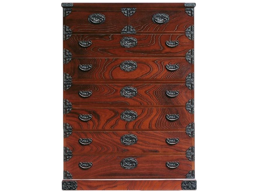 IDC大塚家具 マルヨシ民芸 サイドチェスト チェスト/ハイチェスト/整理