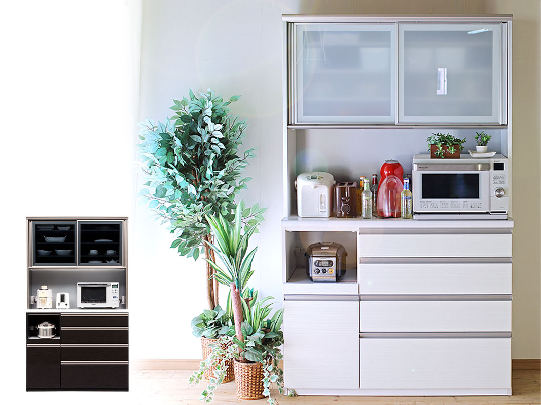 ホワイト 食器棚・キッチンハイカウンター 【公式通販】