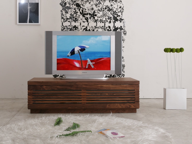 Jaggy ジャギー 120 テレビボード 1枚扉 ウォールナット材 | 店舗,有限