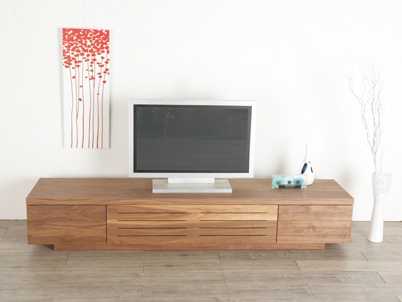 ノート 200 テレビボード 両引出し ウォールナット