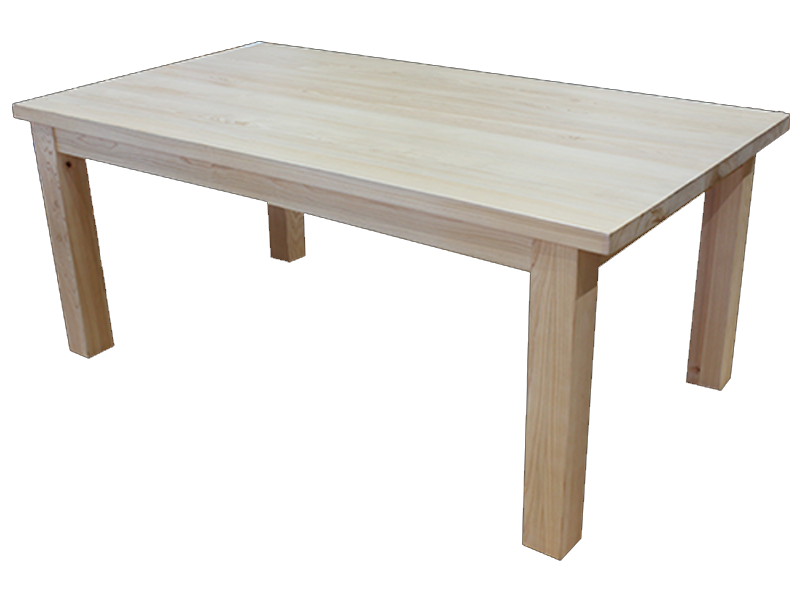 天然木ヒノキ無垢4センチ厚の重厚な国産ヒノキダイニングテーブル135×80センチ | 店舗,大川家具ドットコム | 大川市公式オンラインショップ【ネットde大川木工まつ