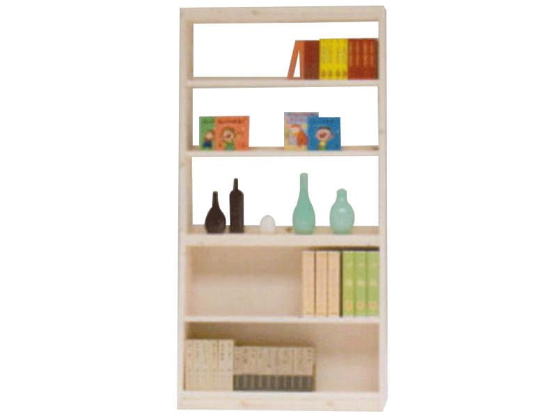 パインシェルフ90センチハイタイプC型 | 店舗,大川家具ドットコム