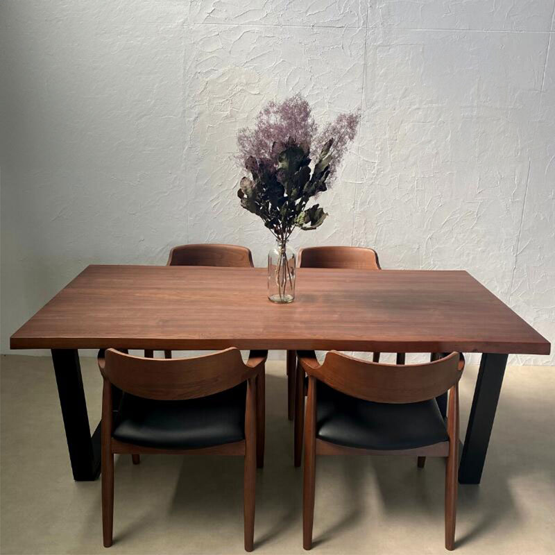 KT】ダイニングテーブル【200cm・ウォールナット】単品 | 店舗,株式