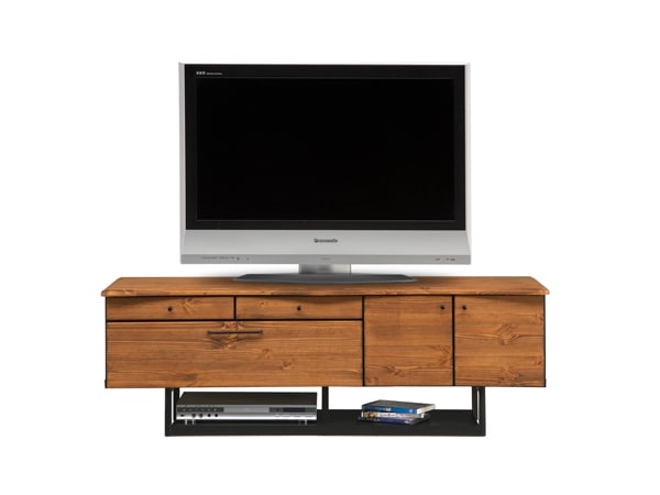 国産ローボード リベック TVボード パイン材【開梱・設置・組立無料