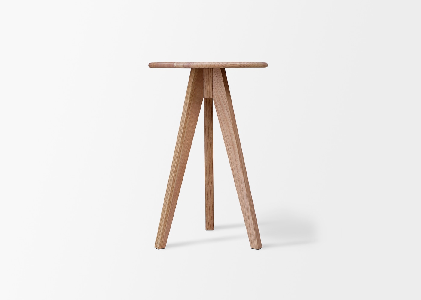 大川家具 コーヒーテーブル 高さ60cm センダン 無垢材 3本脚