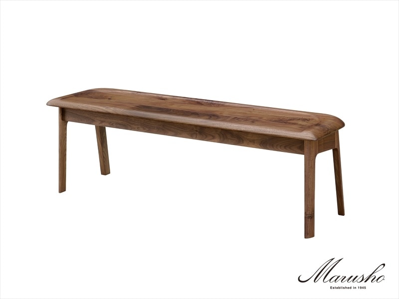デザイナー　木製　ベンチ 国産デザイナーズ家具 ナトゥーラ ベンチ126 【丸庄】 | 店舗