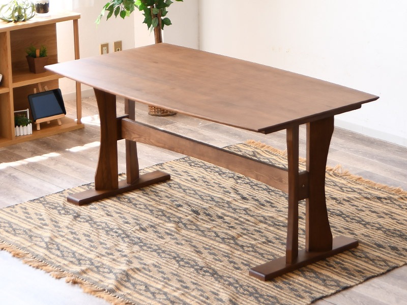 ダイニングテーブル アッシュ 無垢 4人掛け 150 単品 テーブルのみ