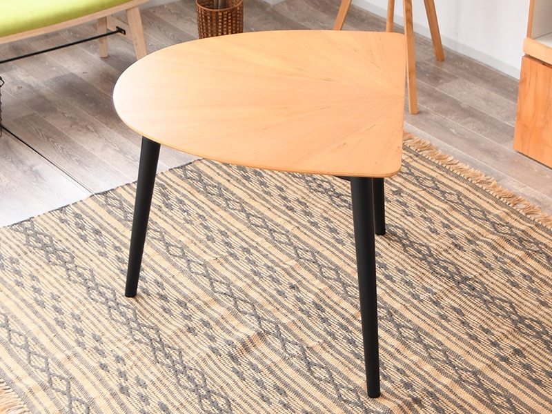 Ⱦߥơ֥ ˥󥰥ơ֥ եơ֥ դ 2  Ⱦ߷ Ⱦ߷ 2ͳݤ ĥ 90cm ñ ޥ󥷥 ʥڡ 餷 71189-71190