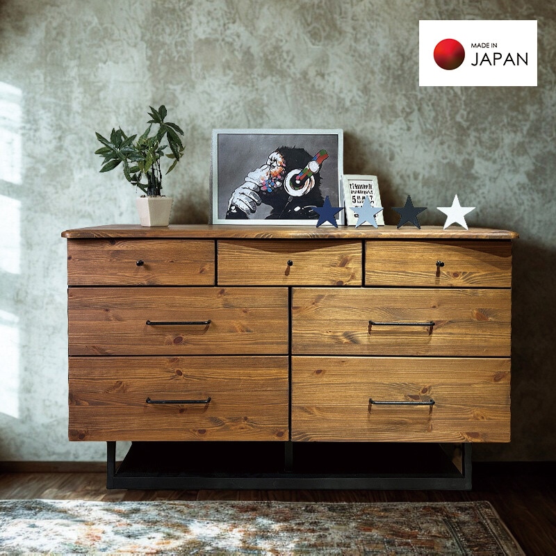 彫刻が美しいビンテージチェスト　クラシカル　天然木　箪笥　大きめ　収納家具 chinese-drawers-chest-