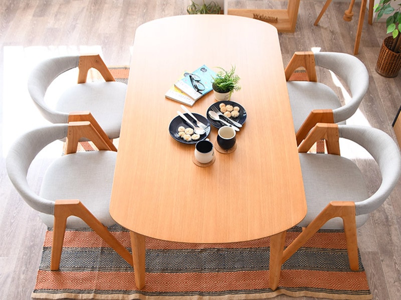 【9月末まで】【セット】大塚家具　ダイニングテーブル 椅子4脚 1脚は肘掛け付き ダイニングテーブルセット 4人掛け 5点 肘付きチェア 引き出し