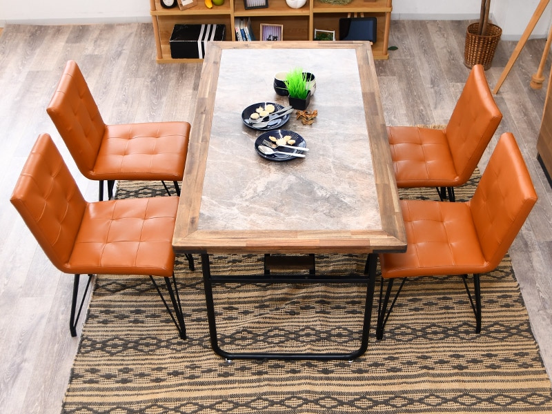 ˥󥰥ơ֥륻å 135cm 5å 4ͳݤ  ˥󥰥å  ơ֥ ߥ  ˥󥰥 ե ڹ ƥꥢ 61240-41062-63-s5