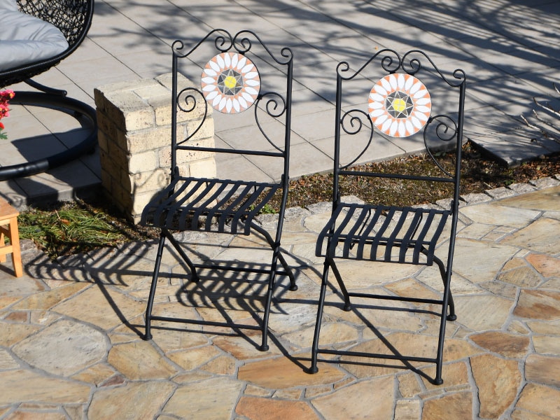 ♥️花柄♥️折りたたみ♥️アウトドアチェア2脚セット！！ ♥️花柄