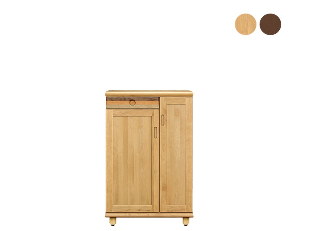 シューズボックス パステル 幅75 開梱設置無料 ロータイプ ダーク