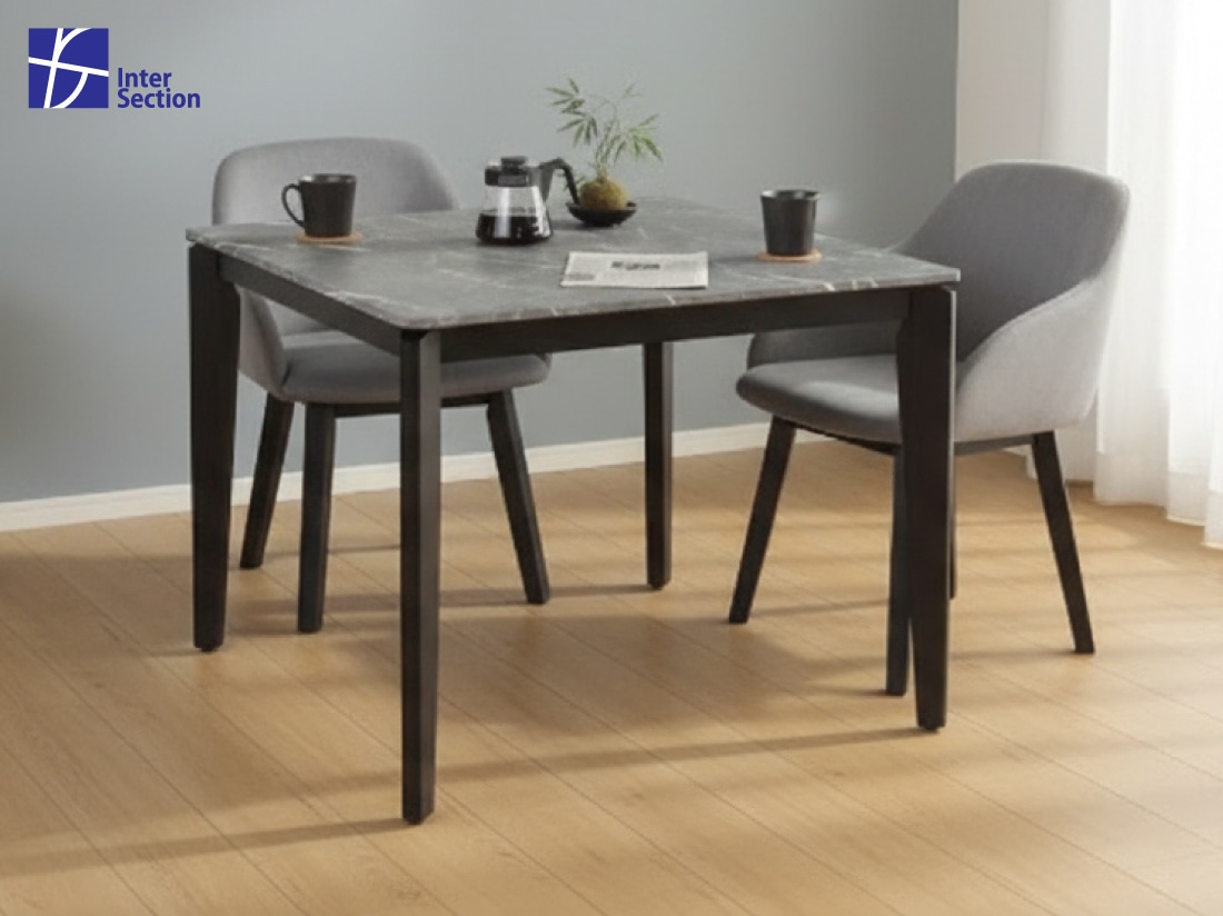 ※ ヴィンテージスタイル ダイニング3点セット マーブルグレー [8172] ヴィンテージスタイル ダイニング3点セット マーブルグレー [8172]