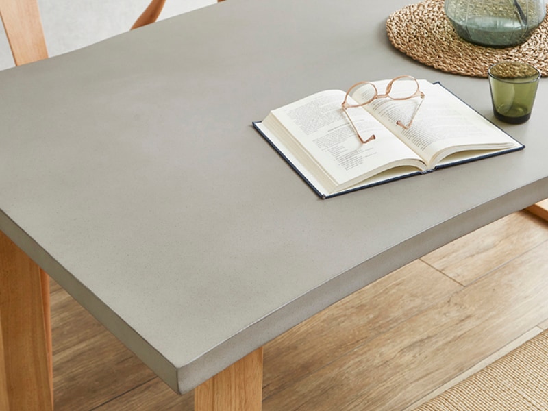 展示品❗ダイニングテーブル　ターゲスト　グレー　モルタル調　幅160cm 展示品❗ダイニングテーブル ターゲスト グレー モルタル調 幅160cm