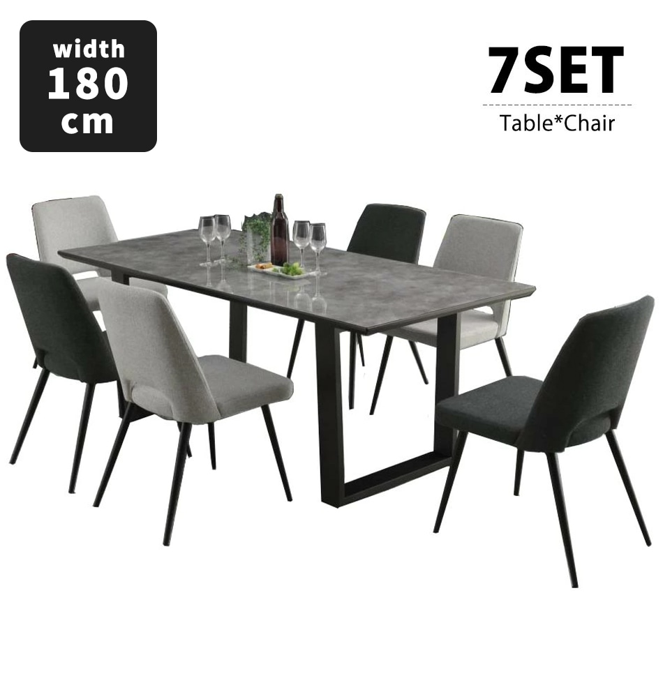 �����˥󥰥ơ��֥� 7�����å� ���饹 �����˥󥰥ơ��֥륻�å� 6�� ������ �񻺡����饹�����˥󥰥ơ��֥� ��180���