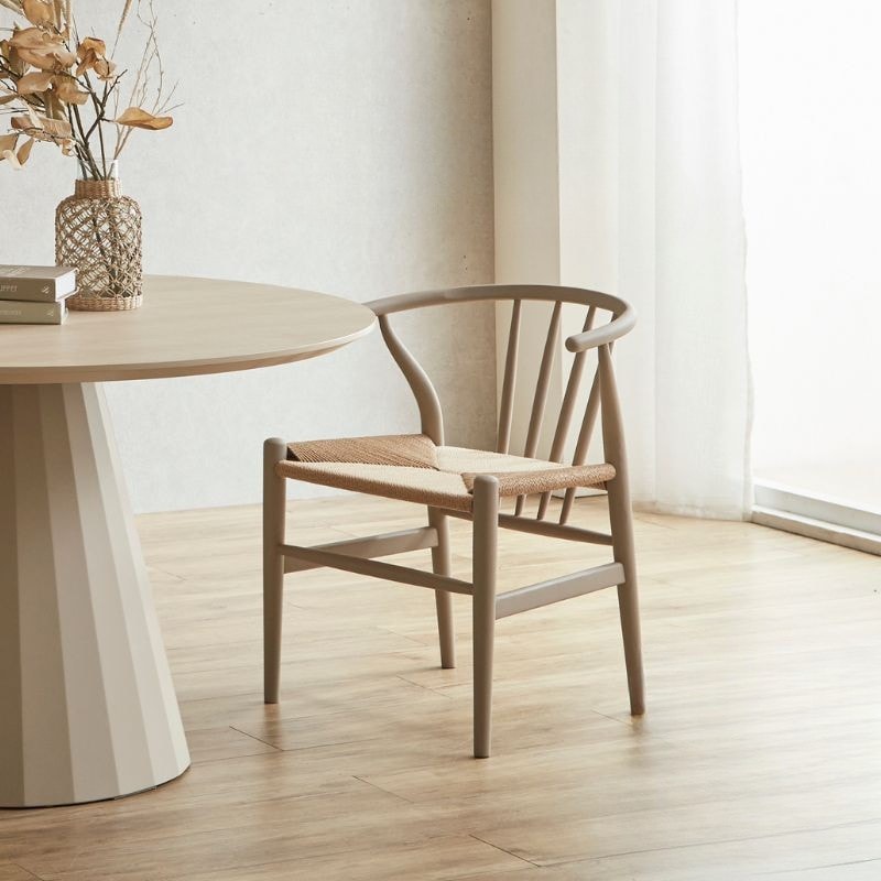 大川家具✨北欧デザイン✨ダイニング5点セット✨ウィンザーチェア風