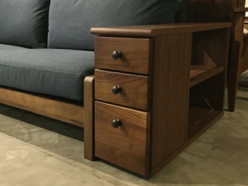 ケイティー 75ソファサイドテーブル 家具の大丸 オーク