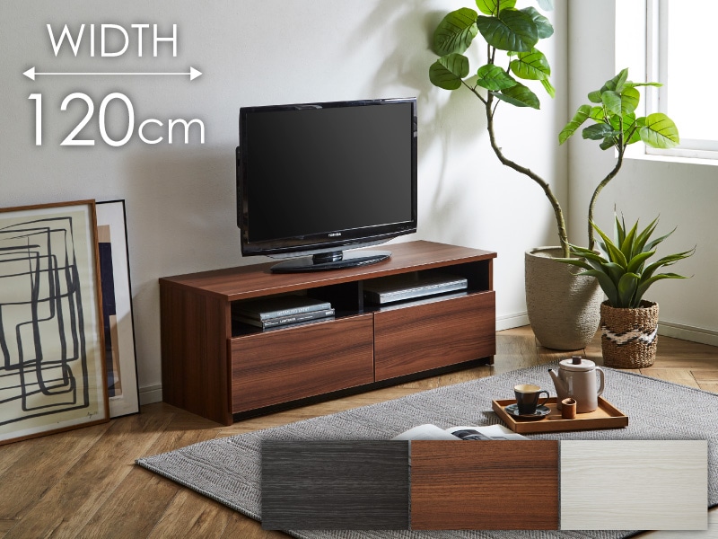 �ƥ���� �ƥ�ӥܡ��� �ڥ�Υ� 120�� ��120cm ����42cm �⤵44cm ��ӥ󥰼�Ǽ �����ܡ��� TV��å� AV���� �����ൡ ��Ǽ ��ӥ󥰥ܡ��� ����ץ� ����Ĵ �֥�å� �֥饦�� �ۥ磻�� �ե륹�饤�ɥ졼�� ŷ���Ѳٽ�40kg