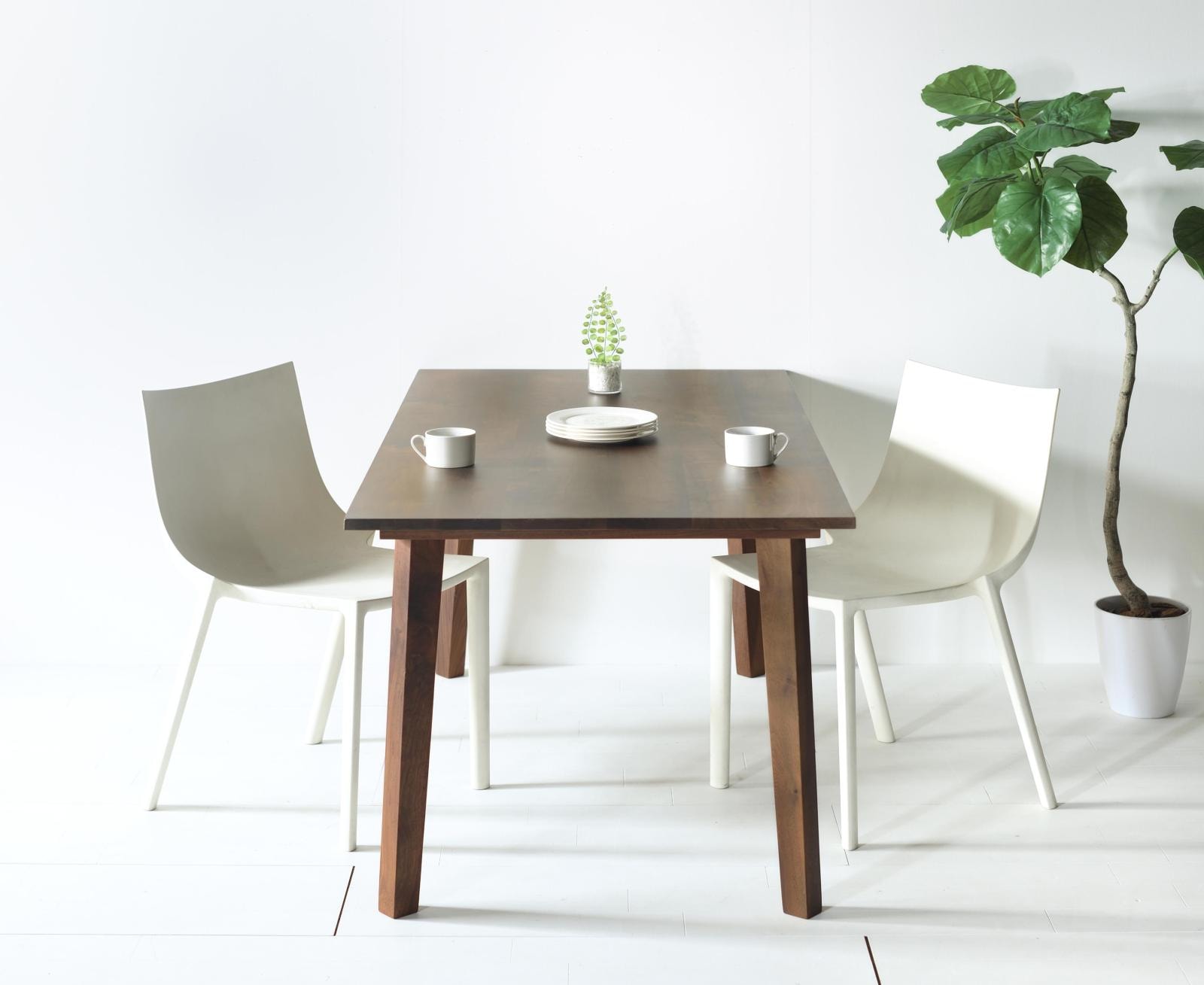 ウォールナット材 ダイニングテーブル 75x120cm ウォールナット材 ダイニングテーブル 75x120cm