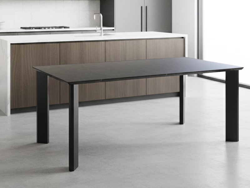 ダイニングテーブル 熱・キズに強い！ アイカメラミン天板採用！ +高級