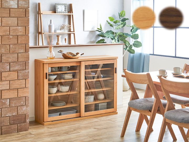 送料無料】シェルフ 引き戸シェルフ 本棚 飾り棚 幅90 幅120 幅150