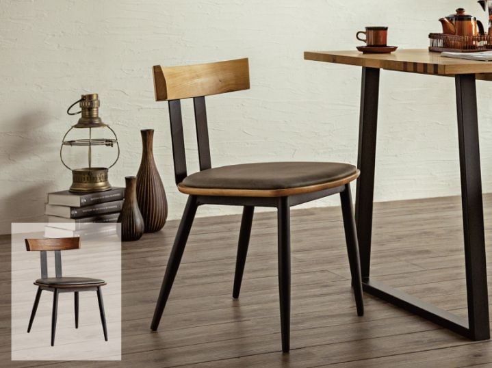 送料無料】1脚入り 天然木を使用したダイニングチェア おしゃれなイス