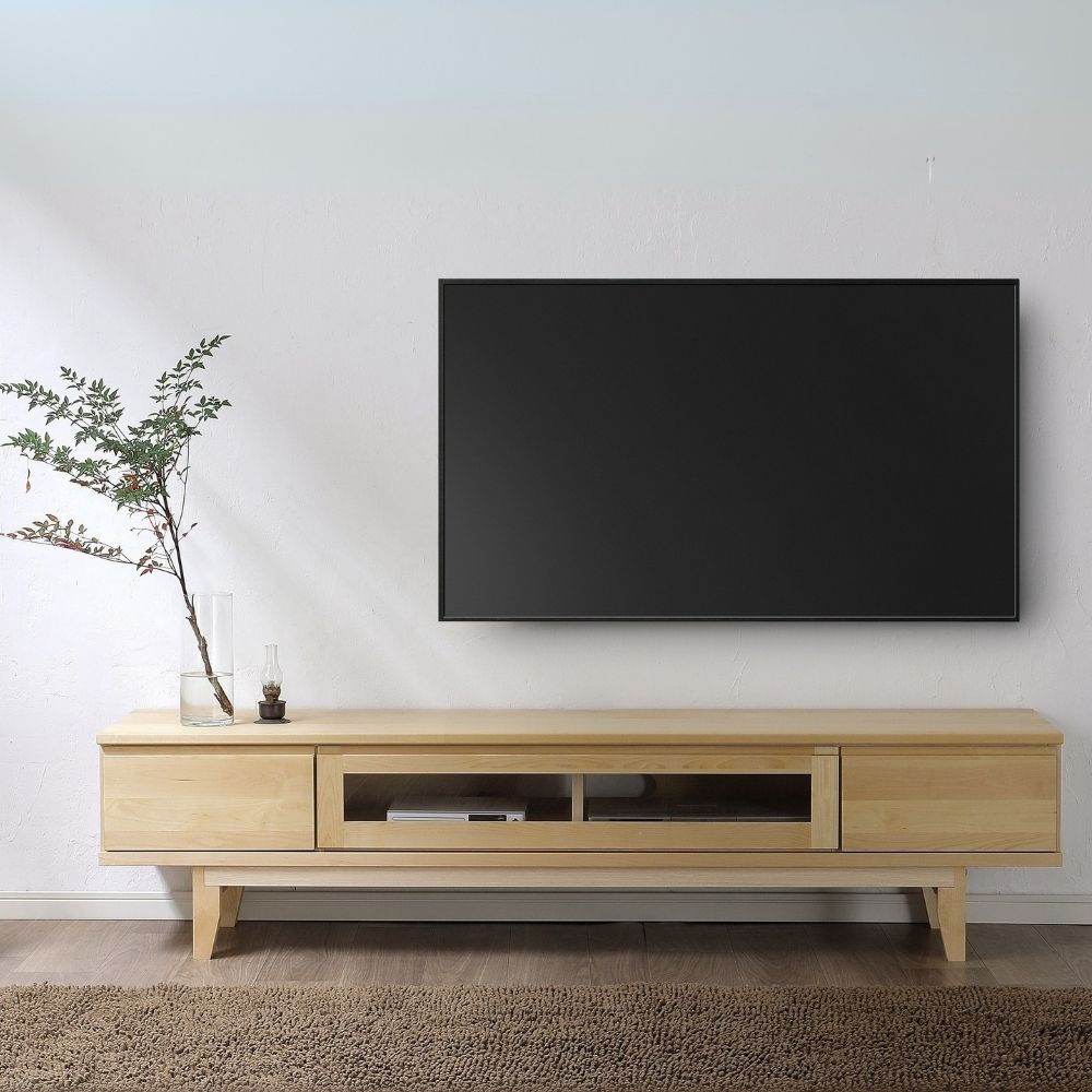lahm ラーム 180TVボード｜完成品 国産家具 バーチ無垢材 開梱設置 幅