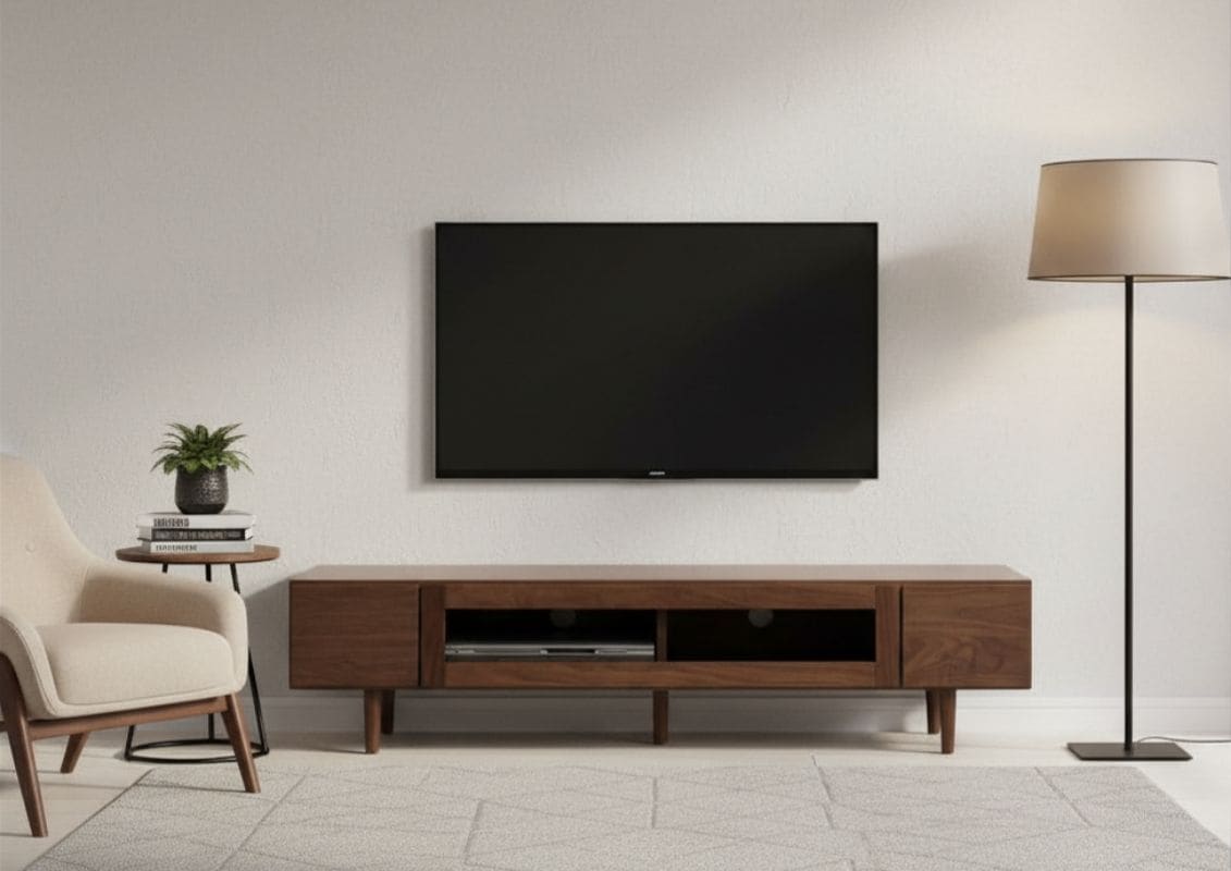 未使用品 吉桂 「RUSO ルソー」 インダストリアルTVボード ダメージ加工 louis- ルイ 150TVボード（ブラウン/ナチュラル） | 店舗,有限会社岡