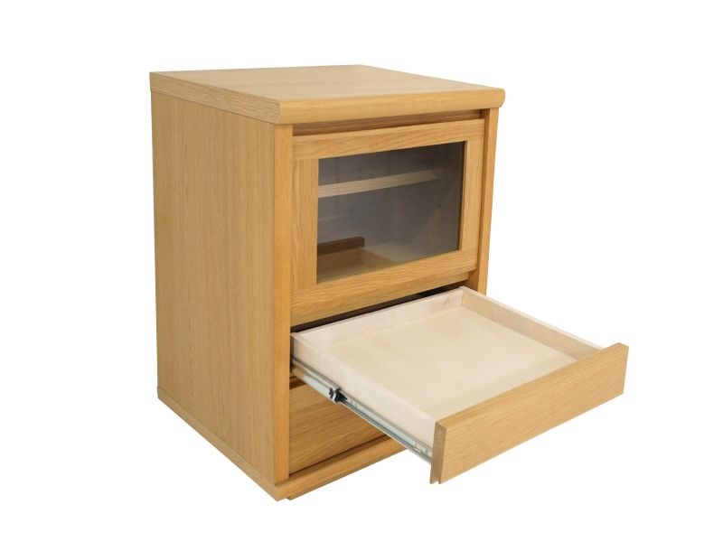 ソルティα キャビネット 幅50cm ウォールナット/オークナチュラル 【岡