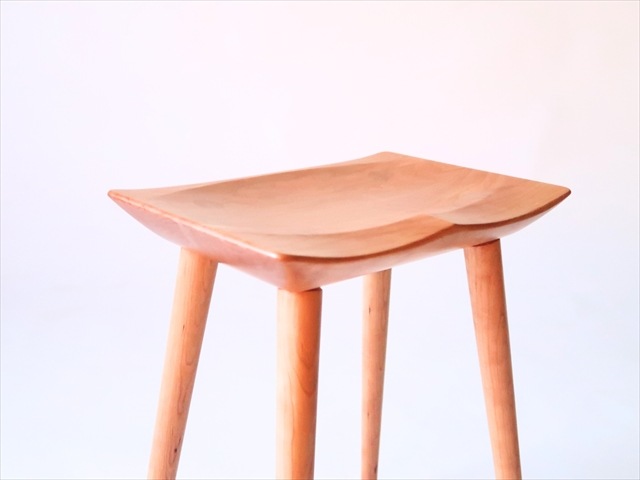 スツール チェリー材 | 店舗,家具工房 楪（ゆずりは） | 大川市公式