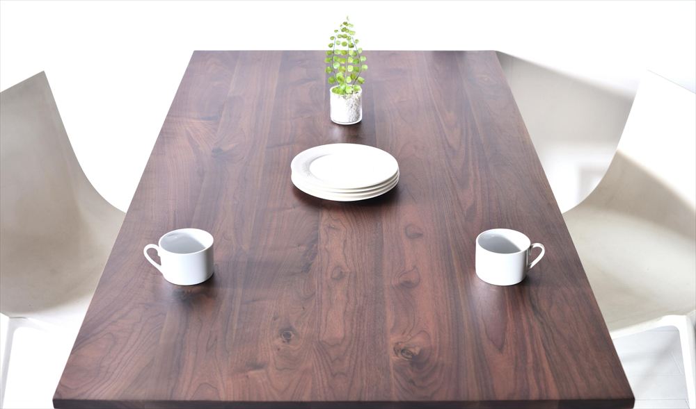 大川家具 地元生産品】 NO1ダイニングテーブル 120 ウォールナット